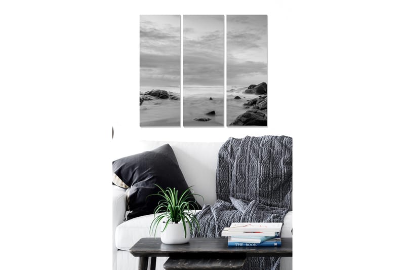 Canvastavla Nautical 3-pack Flerfärgad, 20x50 cm