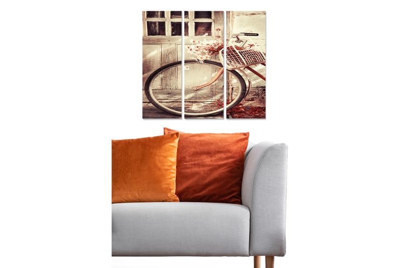Canvastavla Nostalgic 3-pack Flerfärgad - 20x50 cm - Inredning - Tavlor & posters - Canvastavla
