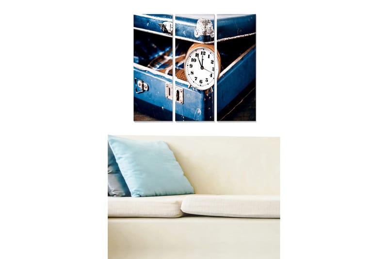 Canvastavla Nostalgic 3-pack Flerfärgad, 20x50 cm