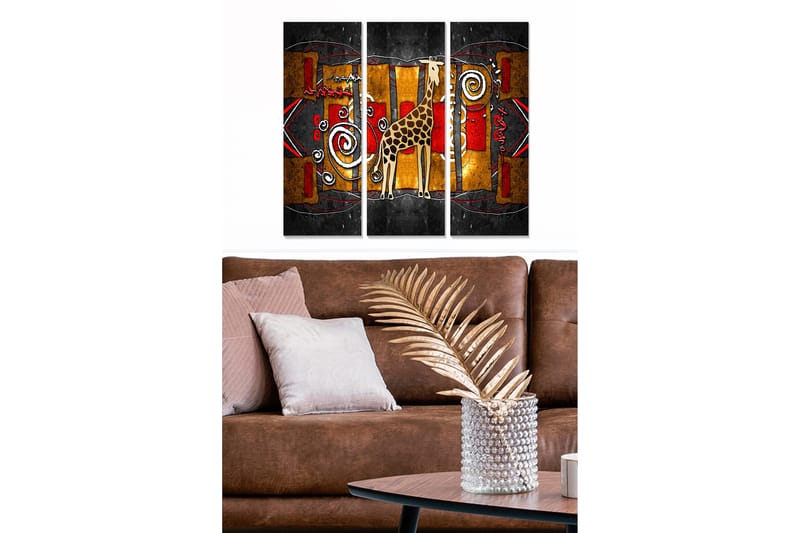 Canvastavla Oriental 3-pack Flerfärgad - 20x50 cm - Inredning - Tavlor & posters - Canvastavla