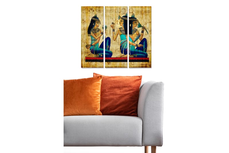 Canvastavla Oriental 3-pack Flerfärgad - 20x50 cm - Inredning - Tavlor & posters - Canvastavla