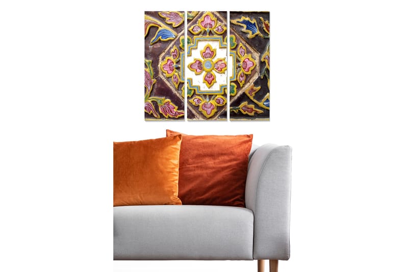 Canvastavla Oriental 3-pack Flerfärgad - 20x50 cm - Inredning - Tavlor & posters - Canvastavla