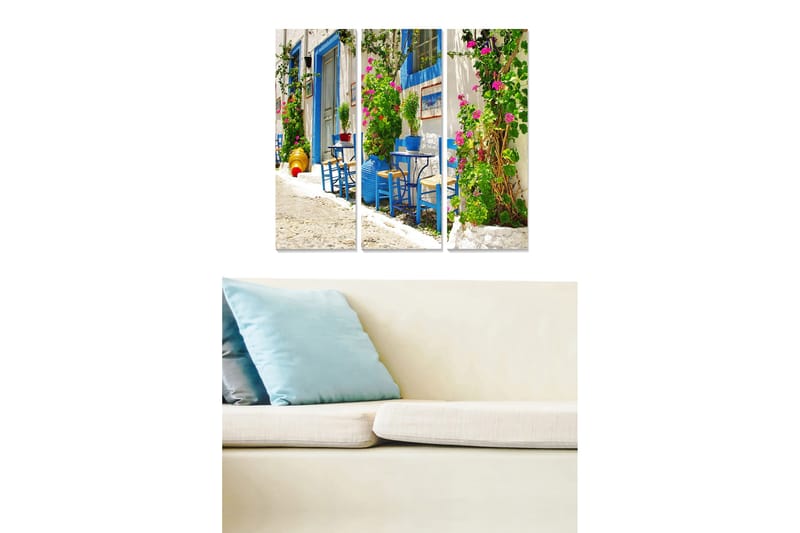 Canvastavla Scenic 3-pack Flerfärgad, 20x50 cm