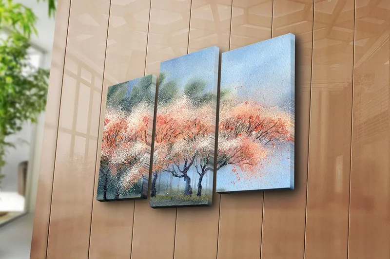 Canvastavla Scenic 3-pack Flerfärgad - 20x39 cm - Inredning - Tavlor & posters - Canvastavla