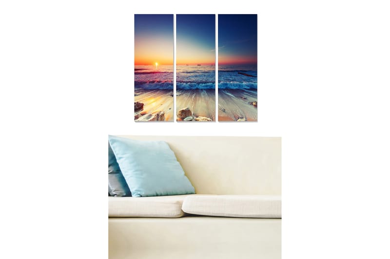 Canvastavla Scenic 3-pack Flerfärgad - 20x50 cm - Inredning - Tavlor & posters - Canvastavla