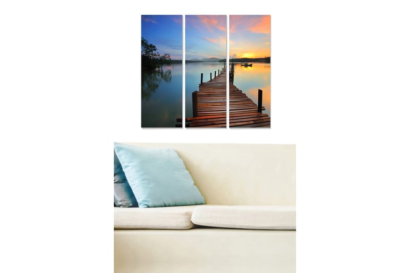 Canvastavla Scenic 3-pack Flerfärgad - 20x50 cm - Inredning - Tavlor & posters - Canvastavla