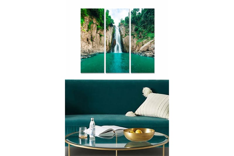 Canvastavla Scenic 3-pack Flerfärgad - 20x50 cm - Inredning - Tavlor & posters - Canvastavla