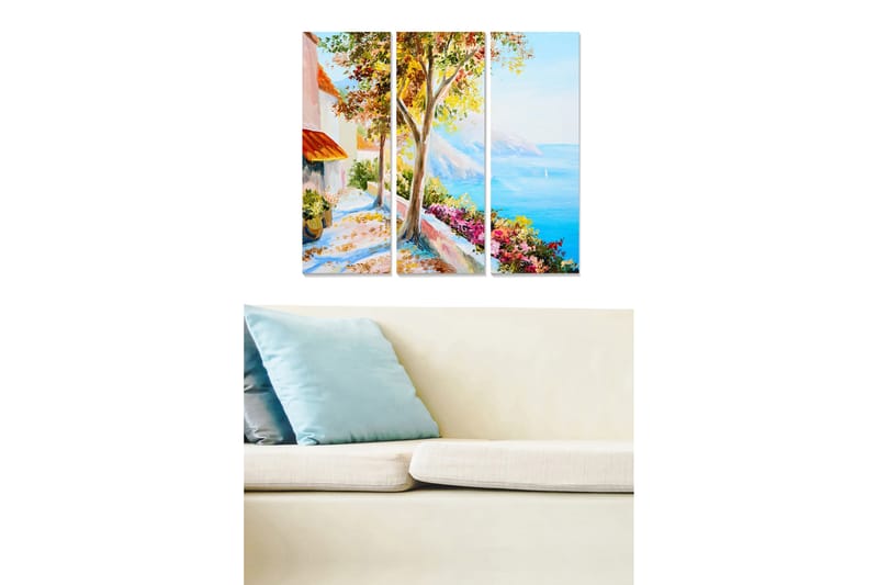 Canvastavla Scenic 3-pack Flerfärgad - 20x50 cm - Inredning - Tavlor & posters - Canvastavla