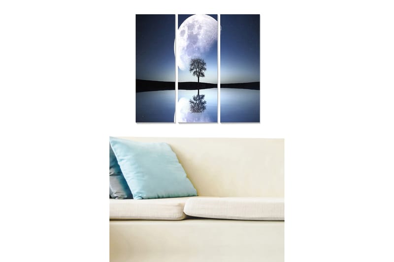 Canvastavla Scenic 3-pack Flerfärgad - 20x50 cm - Inredning - Tavlor & posters - Canvastavla