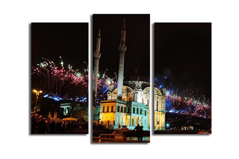 Canvastavla Scenic 3-pack Flerfärgad - 20x39 cm - Inredning - Tavlor & posters - Canvastavla