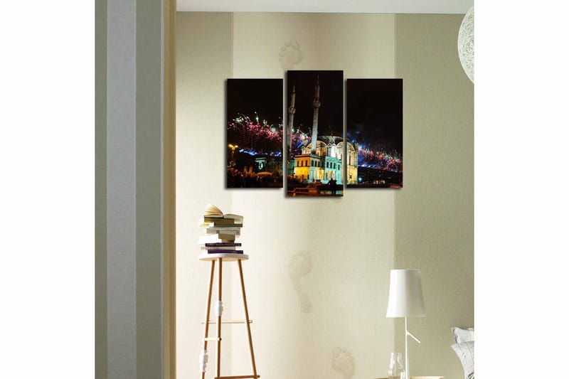 Canvastavla Scenic 3-pack Flerfärgad - 20x39 cm - Inredning - Tavlor & posters - Canvastavla