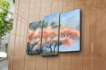 Canvastavla Scenic 3-pack Flerfärgad - 20x39 cm - Inredning - Tavlor & posters - Canvastavla