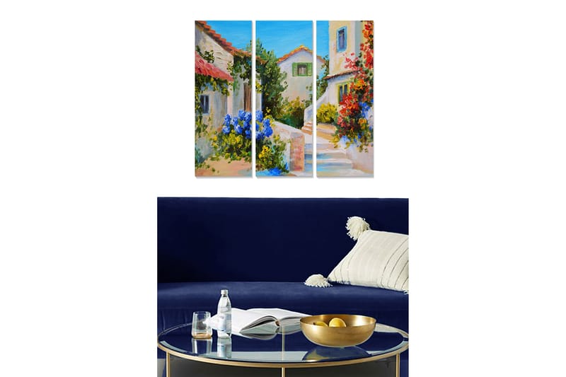 Canvastavla Scenic 3-pack Flerfärgad - 20x50 cm - Inredning - Tavlor & posters - Canvastavla