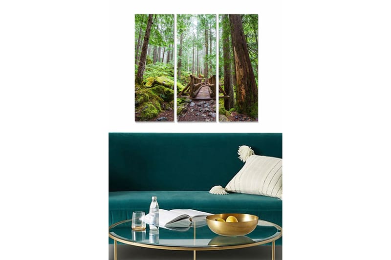 Canvastavla Scenic 3-pack Flerfärgad - 20x50 cm - Inredning - Tavlor & posters - Canvastavla