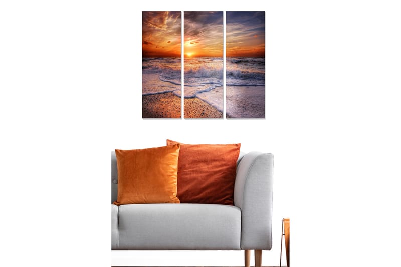 Canvastavla Scenic 3-pack Flerfärgad - 20x50 cm - Inredning - Tavlor & posters - Canvastavla