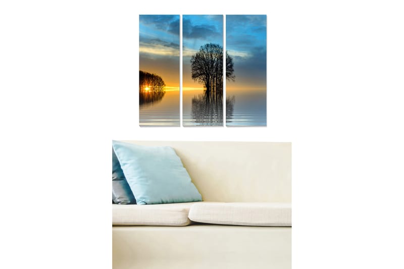 Canvastavla Scenic 3-pack Flerfärgad - 20x50 cm - Inredning - Tavlor & posters - Canvastavla