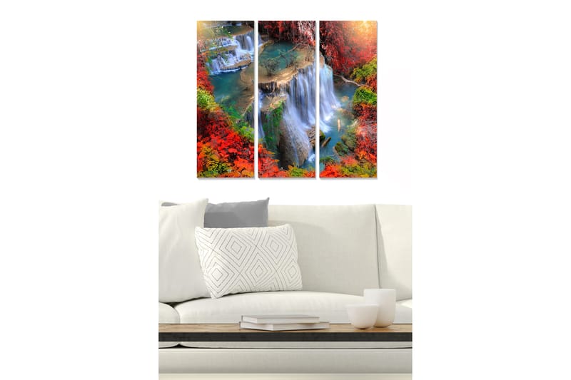 Canvastavla Scenic 3-pack Flerfärgad - 20x50 cm - Inredning - Tavlor & posters - Canvastavla