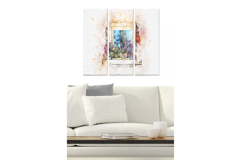 Canvastavla Scenic 3-pack Flerfärgad - 20x50 cm - Inredning - Tavlor & posters - Canvastavla