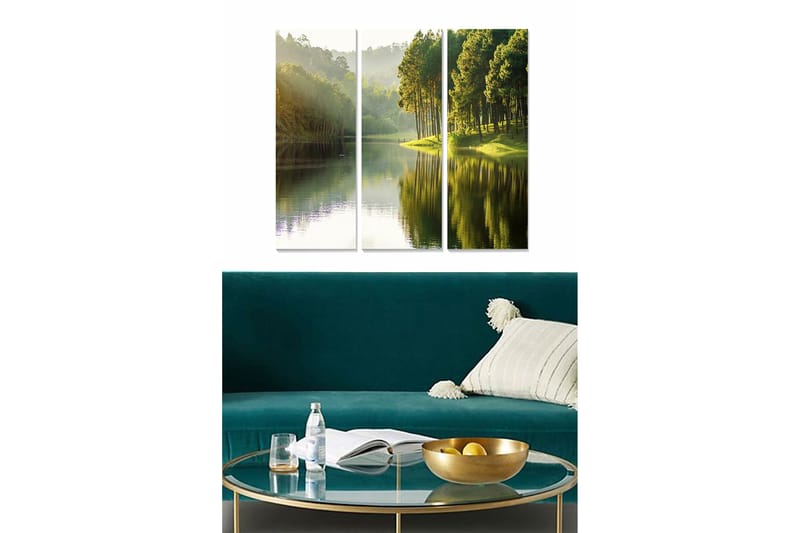 Canvastavla Scenic 3-pack Flerfärgad - 20x50 cm - Inredning - Tavlor & posters - Canvastavla