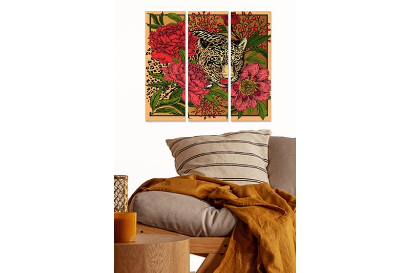 Canvastavla Scenic 3-pack Flerfärgad, 20x50 cm