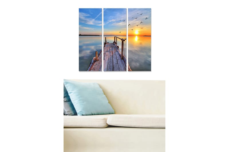 Canvastavla Scenic 3-pack Flerfärgad - 20x50 cm - Inredning - Tavlor & posters - Canvastavla