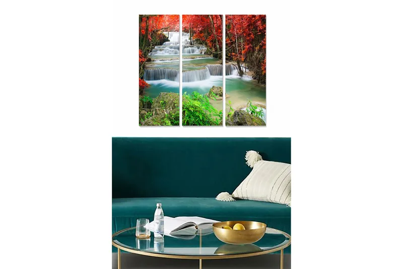 Canvastavla Scenic 3-pack Flerfärgad - 20x50 cm - Inredning - Tavlor & posters - Canvastavla