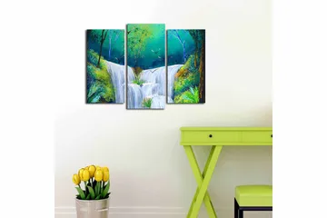 Canvastavla Scenic 3-pack Flerfärgad - 20x39 cm - Inredning - Tavlor & posters - Canvastavla