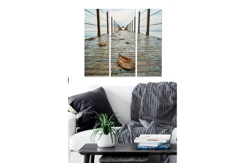 Canvastavla Scenic 3-pack Flerfärgad, 20x50 cm