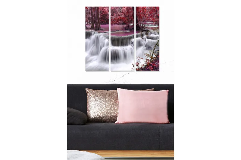 Canvastavla Scenic 3-pack Flerfärgad, 20x50 cm