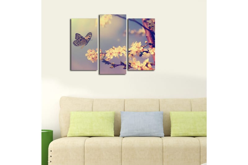 Canvastavla Scenic 3-pack Flerfärgad - 20x39 cm - Inredning - Tavlor & posters - Canvastavla