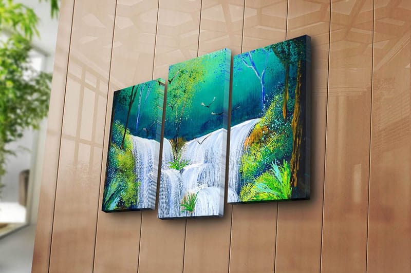 Canvastavla Scenic 3-pack Flerfärgad - 20x39 cm - Inredning - Tavlor & posters - Canvastavla