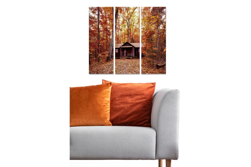 Canvastavla Scenic 3-pack Flerfärgad, 20x50 cm