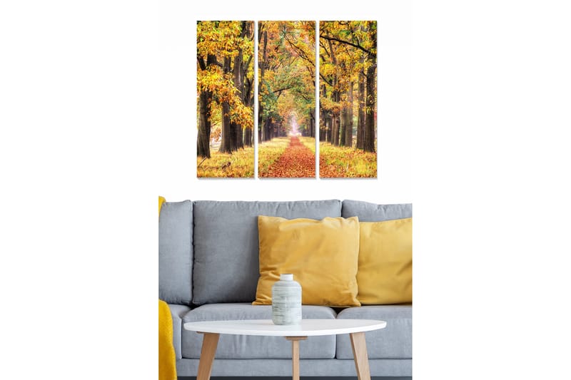 Canvastavla Scenic 3-pack Flerfärgad, 20x50 cm