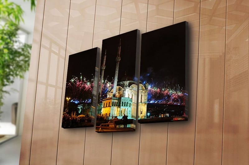 Canvastavla Scenic 3-pack Flerfärgad - 20x39 cm - Inredning - Tavlor & posters - Canvastavla