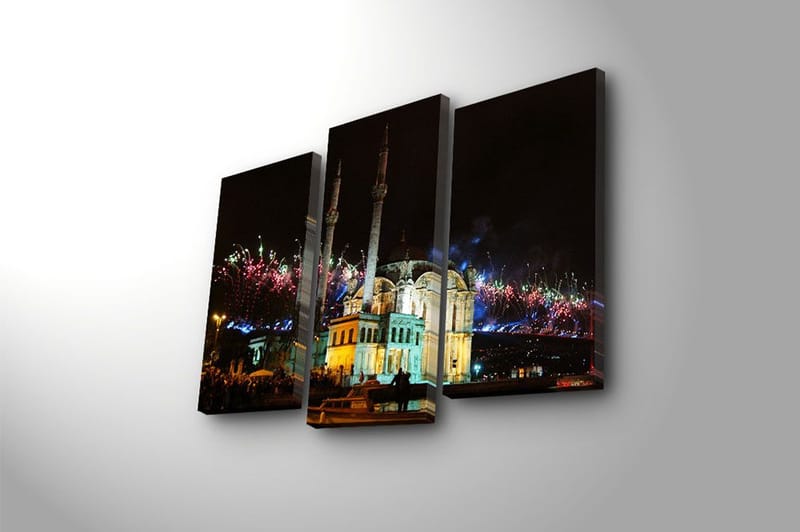 Canvastavla Scenic 3-pack Flerfärgad - 20x39 cm - Inredning - Tavlor & posters - Canvastavla