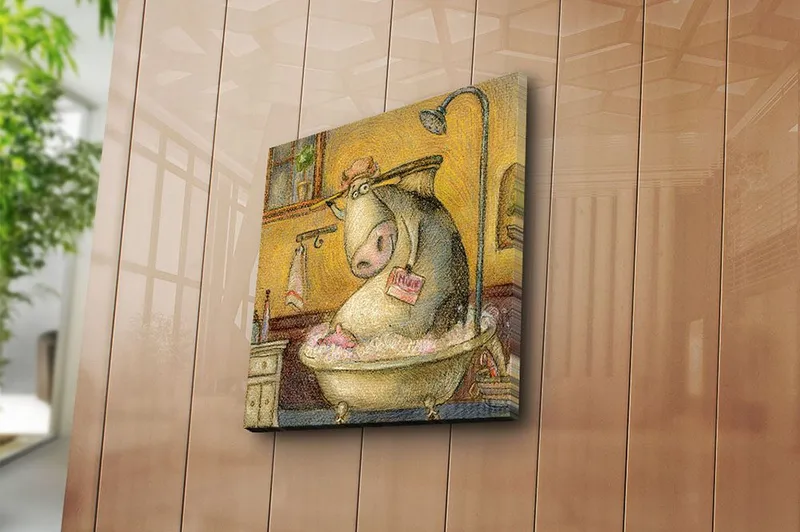 Canvastavla Scenic Flerfärgad - 45x45 cm - Inredning - Tavlor & posters - Canvastavla