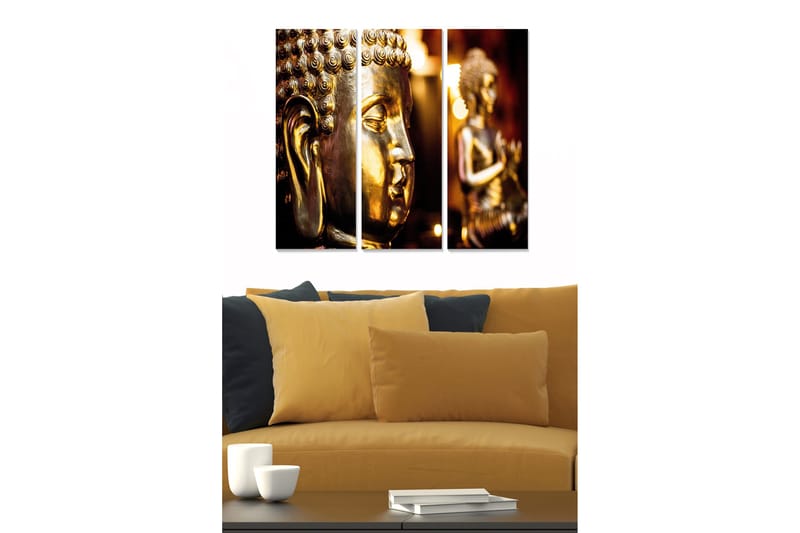 Canvastavla Spiritual 3-pack Flerfärgad - 20x50 cm - Inredning - Tavlor & posters - Canvastavla