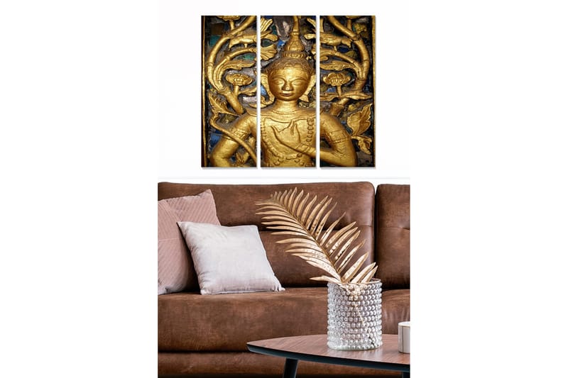 Canvastavla Spiritual 3-pack Flerfärgad - 20x50 cm - Inredning - Tavlor & posters - Canvastavla