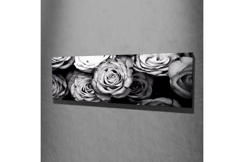 Canvastavla Svartvita rosor - Svart/Vit - Inredning - Tavlor & posters - Canvastavla