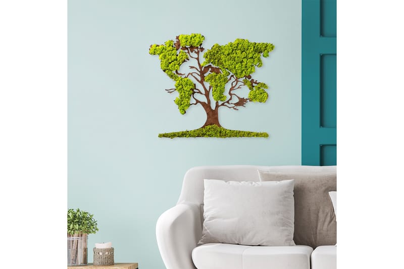 Canvastavla Tree 2 - Grön/Brun - Inredning - Tavlor & posters - Canvastavla