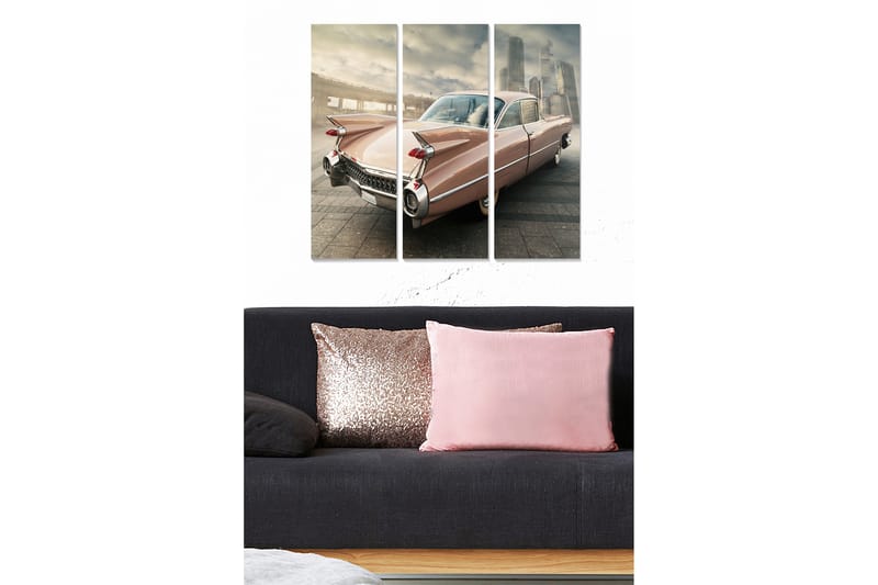 Canvastavla Vehicle 3-pack Flerfärgad - 20x50 cm - Inredning - Tavlor & posters - Canvastavla