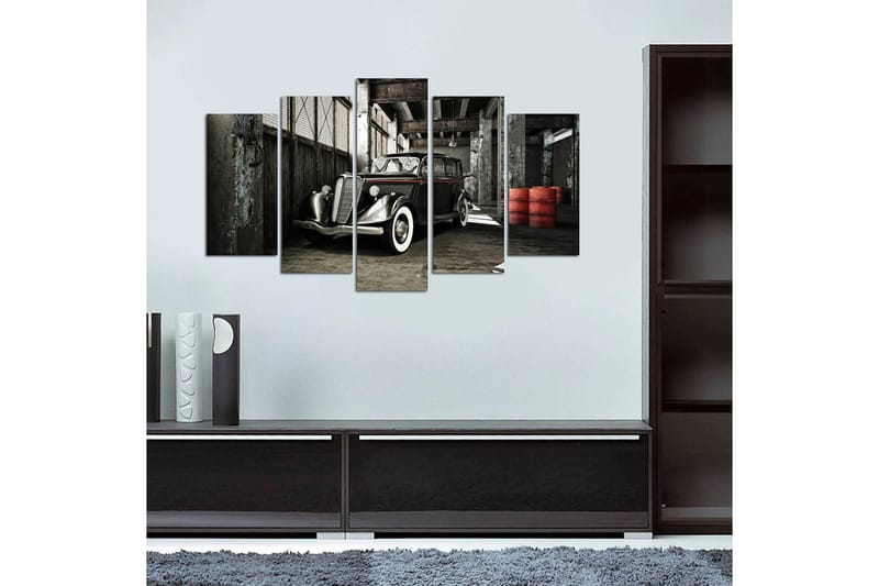 Canvastavla Vehicles 5-pack Flerfärgad - 20x60 cm - Inredning - Tavlor & posters - Canvastavla