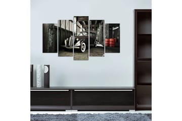 Canvastavla Vehicles 5-pack Flerfärgad - 20x60 cm - Inredning - Tavlor & posters - Canvastavla