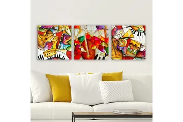 Canvastavla VP Italy 3-pack Flerfärgad - 30x30 cm - Inredning - Tavlor & posters - Canvastavla