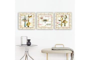Canvastavla VP Italy 3-pack Flerfärgad - 30x30 cm - Inredning - Tavlor & posters - Canvastavla