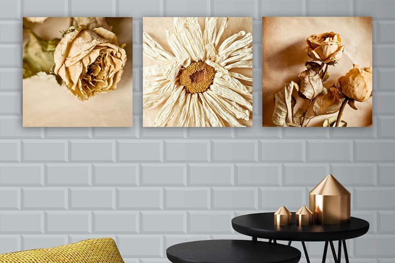 Canvastavla VP Italy 3-pack Flerfärgad - 30x30 cm - Inredning - Tavlor & posters - Canvastavla