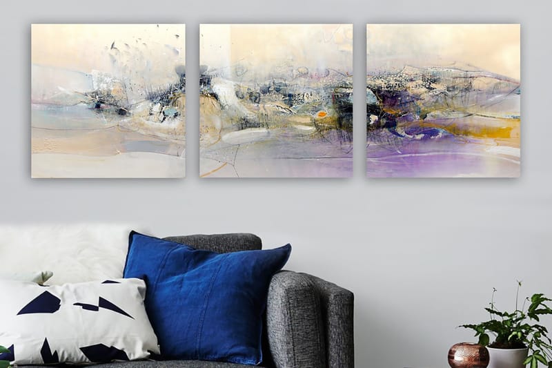 Canvastavla VP Italy 3-pack Flerfärgad - 30x30 cm - Inredning - Tavlor & posters - Canvastavla