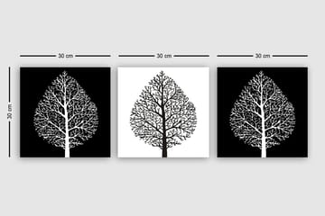 Canvastavla VP Italy 3-pack Flerfärgad - 30x30 cm - Inredning - Tavlor & posters - Canvastavla