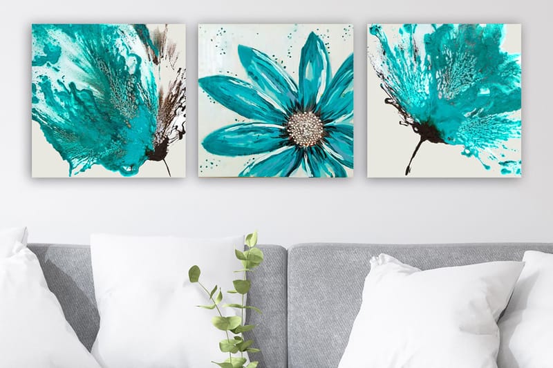Canvastavla VP Italy 3-pack Flerfärgad - 30x30 cm - Inredning - Tavlor & posters - Canvastavla