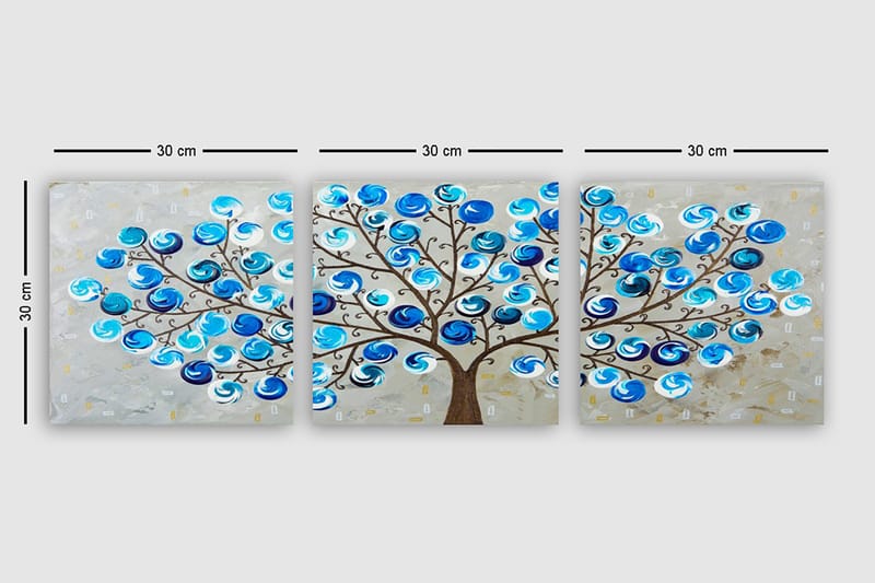 Canvastavla VP Italy 3-pack Flerfärgad - 30x30 cm - Inredning - Tavlor & posters - Canvastavla